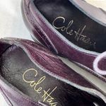 Cole Haan Purple Leather Oxford Loafers Womens 6 Preppy Dark Academia Shoes Photo 7
