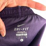 Nike  Dri-Fit Running Shorts Womens Medium TEMPO Sport Athletic Purple 2 Tone Red size L  Photo 2