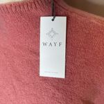 WAYF  Women's Size Small Blush Tie Front Sweater Size Small  SKU#SW1 Photo 1