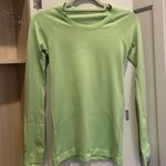 Lululemon green  swiftly tech long t shirt Photo 0