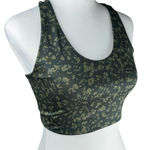 Zella Z by Leopard Animal Print Army Green Camo Sports Bra Size Small Photo 0