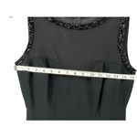 Lillie Rubin Vintage Y2K Sheath Dress Women 8 Black Beaded Cocktail Evening Glam Photo 5