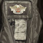 Harley Davidson Leather Embroidered Ridng Jacket Black Size L Photo 10