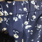 Vintage Y2K Floral Crop Top and Shorts Set Navy White Small Blue Photo 10