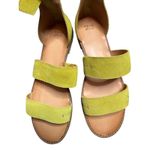 Frye and Co. Lena Ankle Strap Suede Sandals Women’s 8.5M Yellow Lime Green Size 8.5 Photo 6