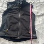 REI Black Fleece Full Zip Vest Jacket Women’s Medium Lightweight Outdoor Layer Photo 10