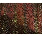 Papell Boutique Evening Red Silk Beaded Tank Top Sleeveless Medium Black Photo 4