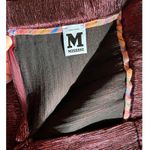 Missoni NWT M Rust Maroon Metallic Lame Pencil Straight Zip Party IT 40 US 4 Photo 4
