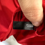 Fashion Bug Vintage Y2K  Top Women 1X Red Sleeveless Cowl Neck Studded Fairy Boho Photo 5