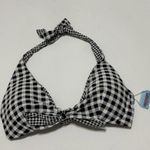 Coco Rave Black And White Checkered Reversible Bikini Swimwear Top XL / 38C Cup Photo 4