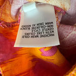 Christian Sirianio Christian Siriano Tie Waist Linen Blend Top 
Size Medium Photo 4