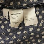 Reformation Navy Floral jumpsuit Size 6 Photo 3