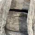 LL Bean Gray Marled Cozy Mixed Knit Pullover Funnelneck Pocket Sweatshirt MEDIUM Photo 13