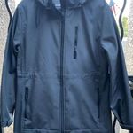 Creatmo US Woman’s Large Grey Long Sleeve Hooded Full Zip‎ Jacket Fleece Lined Gray Photo 0