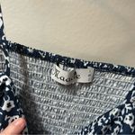 Maacie Blue White Floral Midi Dress SMALL Photo 3