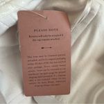 BHLDN  Anthropologie Women’s Flamenco Hem Asymmetrical White Fitted Midi Dress M Photo 7