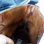 DKNY VTG  Chukka Boots Women 37 6.5 US Black Leather Lace up Made in Italy Y2K Photo 14