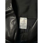 New Women’s Jane & Bleecker Faux Leather Look Leggings Black Large 12” Waist Photo 3