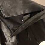 DO+BE Black Faux Leather Tiered Mini Skort – Size S Photo 2