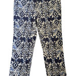Lilly Pulitzer GUC Low Rise Women's Cropped Pants Blue Elephant Print Size 6 Photo 0
