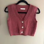 Moon & Madison Textured Knit Top in Dusty Rose Pink Size XS Photo 4