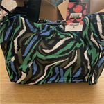 Diane Von Furstenberg NWT DVF for Target Collab Disco Zebra Green Tote Bag Shoulder Bag Laptop Photo 2