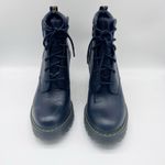 Dr. Martens Persephone Milled Nappa Chunky Heel Boots Size 10 Black Photo 2