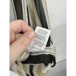 CAbi  Women's Caliber Long Sleeve Formal Sheer‎ Blouse Size M Color Stone Stripe Photo 5