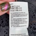 American Eagle Fitted Gray Open Back Lace Knit Sweater Photo 10