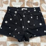PacSun High Rise Festival Black Daisy Jean Shorts Size 26 Photo 7