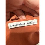 Abercrombie & Fitch Abercrombie Fitch Tiered Wrap Dress Short Flutter Sleeve Orange NWT Size L Photo 7