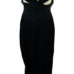 Black Maternity‎ Maxi Dress Formal Party Cocktail Evening Gown Size 10 Photo 0
