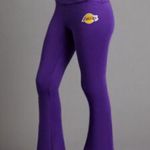 Nba NWT Purple Los Angeles Lakers Yoga Pants Photo 2