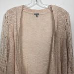 Charlotte Russe  Open Front Pink Cardigan Open Knit Juniors M Photo 2