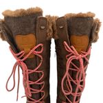 Salomon  Women's Brown Hime High Winter Faux Fur Boots Size 8 Photo 4