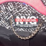 New York GIRL NY Girl black white wool blend jacket coat vintage sz 14 2 button Photo 3