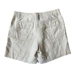 Talbots  cream colored shorts button zip drawstring closure and pockets size 2 Photo 1