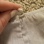 Tibi  white pinstripe sleeveless asymmetrical top size 4 Photo 10