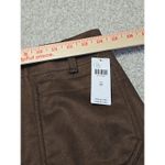 Maeve Anthropologie The Colette Crop Suede High-Rise Wide-Leg Pants Brown Sz 28 Photo 9