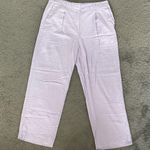 Old Navy  Light Purple Wide-Leg Linen Pants Photo 0