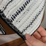 White House | Black Market novelty tweed chain decor shimmer lady jacket size 6 Photo 7