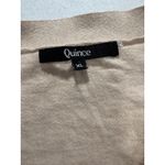 Quince Lightweight Knit V-Neck Button Front Cardigan Sweater Women's XL Beige Photo 1