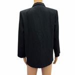Briggs New York Briggs Petite Black One Button Blazer Womens Size 4P Photo 6