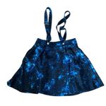 Hot Topic size medium Cosmic Print Skirt Suspenders Galaxy academia cosplay blue Photo 1