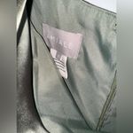 NWOT Amsale Cowl Neck Satin Sheath Dress olive green sz 2 Photo 6