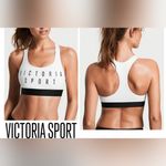 Victoria's Secret Victoria Sport size M light grey mid support athletic bra Photo 1
