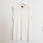 The Range  White Substance Cotton Dress Casual Minimalist Neutral Size Medium‎ Photo 2