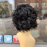 Short curly bob soft lace wig 2020 Black Photo 1