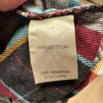 BKE  Plaid Flannel Sweater Trim Photo 6