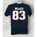 Reebok New England Patriots Wes Walker 83 Women’s XL Jersey Tee Shirt Blue Sports Photo 1